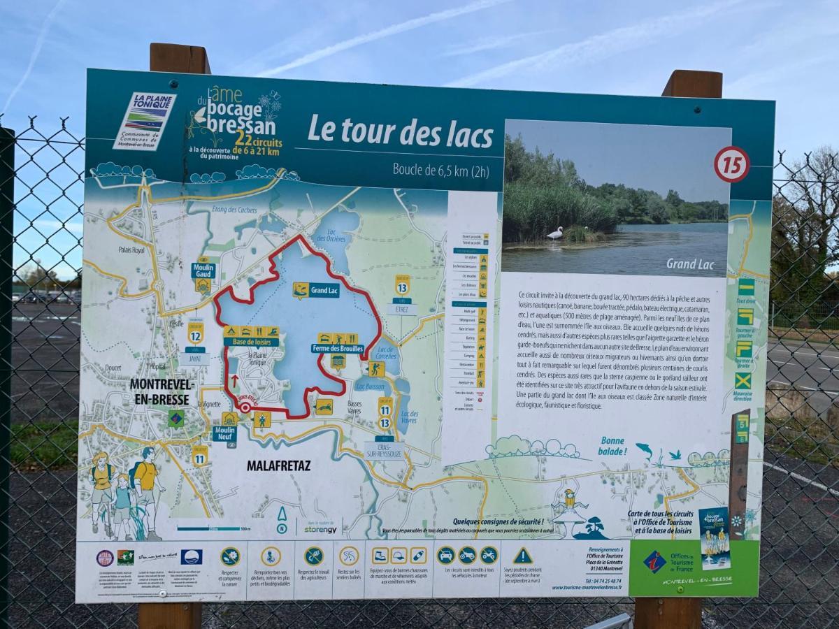 Gite Les Combes Terrasse 01340 Etrez Bresse Vallons Zewnętrze zdjęcie